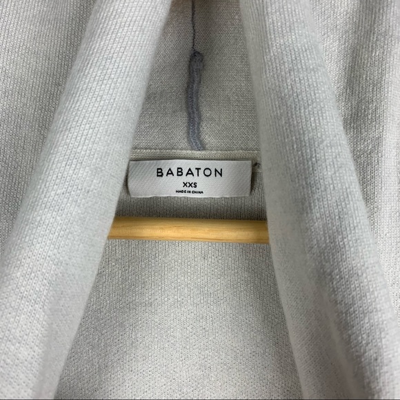 Babaton Beekman Cardigan in Grey & White, Size: XXS - Picture 6 of 8